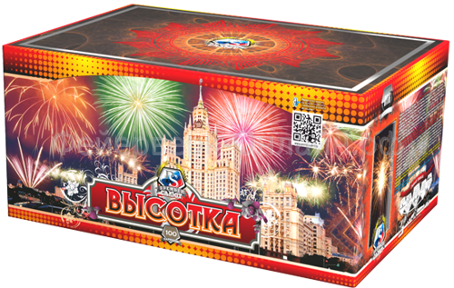 Фейерверк Высотка (0,8"-1"-1,25"х100) 01116