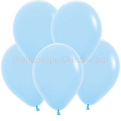 Светло-голубой, Пастель / Light Blue 25 см