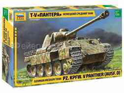Немецкий средний танк Т-V "Пантера" (1/35)